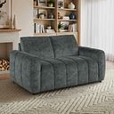 Nap 2 Seater Sofa in Dapple Grey Fabric