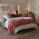 Nap 3 Seater Sofa Bed in Coastal Mist Fabric