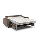 Nap 3 Seater Sofa Bed in Dapple Chocolate Fabric