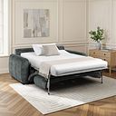 Nap 3 Seater Sofa Bed in Dapple Grey Fabric