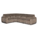 Nap 4 Seat Right Hand Modular Corner Sofa in Dapple Chocolate Fabric  - Group 2