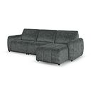 Nap Modular 3 Seater Right Hand Chaise Sofa in Dapple Grey Fabric - Group 15