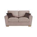 Nebraska 2 Seater High Back Sofa in Aero Fawn with Cedar Scatters