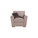 Nebraska Armchair in Aero Fawn with Cedar Scatters