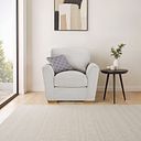 Nebraska Armchair in Aero Silver with Grey Scatters