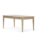 Newton Light Natural Solid Oak 5ft11" Extending Dining Table