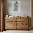 Noah Solid Mango 6 Drawer Chest