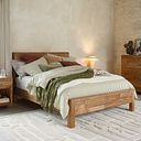 Noah Solid Mango King-size Bed