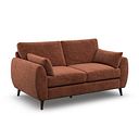 Nova 2 Seater Sofa in Arlan Copperwood Fabric