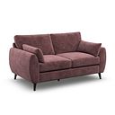 Nova 2 Seater Sofa in Arlan Rosewood Fabric