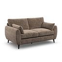 Nova 2 Seater Sofa in Arlan Smokestone Fabric