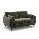 Nova 2 Seater Sofa in Canna Dark Green Fabric
