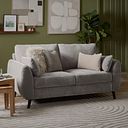 Nova 2 Seater Sofa in Canna Grey Fabric