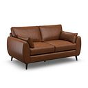Nova 2 Seater Sofa in Chestnut Brown leather