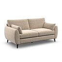 Nova 3 Seater Sofa in Canna Sand Fabric