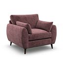 Nova Armchair in Arlan Rosewood Fabric