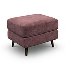 Nova Footstool in Arlan Rosewood Fabric