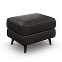 Nova Footstool in Ash Leather