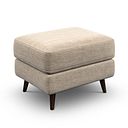 Nova Footstool in Canna Sand Fabric