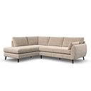 Nova Right Hand Corner Chaise Sofa in Arlan Abalone Fabric