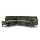Nova Right Hand Corner Chaise Sofa in Arlan Mossy Fabric
