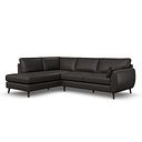 Nova Right Hand Corner Chaise Sofa in Ash Leather