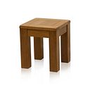 Original Rustic Solid Oak Side Table