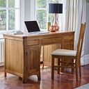 Orrick Rustic Solid Oak Computer Desk
