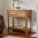 Orrick Rustic Solid Oak Console Table