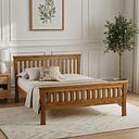 Orrick Rustic Solid Oak 4ft 6" Double Bed