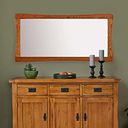 Orrick Rustic Solid Oak 1200mm x 600mm Wall Mirror