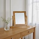Orrick Rustic Solid Oak Dressing Table Mirror