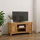 Orrick Rustic Solid Oak Large TV Cabinet