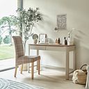 Otto Smoked Oak Finish and Cashmere Painted Dressing Table