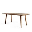 Parquet Brushed and Glazed Oak 8 Seater Dining Table