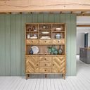 Parquet Brushed and Glazed Oak Large Dresser