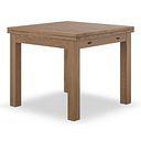 Pembroke Antique Finish Solid Oak Extending Dining Table 90-150cm