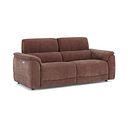 Phoenix 3 Seater Power Recliner Sofa in  Manhattan Burnt Sienna Fabric