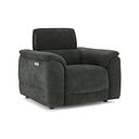 Phoenix Armchair with Power Headrests in Manhattan Pine Fabric