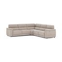 Phoenix Large Corner Electric Recliner Sofa with Adjustable Power Headrests in  Manhattan Cotton Fabric