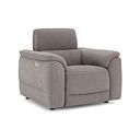 Phoenix Power Recliner Armchair with Adjustable Power Headrest in  Manhattan Nutmeg Fabric