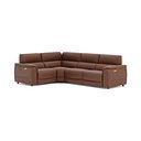 Phoenix Right hand Corner Electric Recliner Sofa with Adjustable Power Headrests in  Cognac Leather