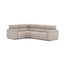 Phoenix Right hand Corner Electric Recliner Sofa with Adjustable Power Headrests in  Manhattan Cotton Fabric