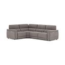 Phoenix Right hand Corner Electric Recliner Sofa with Adjustable Power Headrests in  Manhattan Nutmeg Fabric