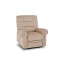 Eastbourne Recliner Armchair with USB - Plush Beige Fabric