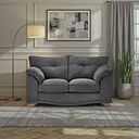 Ravello 2 Seater Sofa in Aero Charcoal Fabric