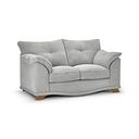 Ravello 2 Seater Sofa in Aero Silver Fabric