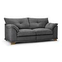 Ravello 3 Seater Sofa in Aero Charcoal Fabric