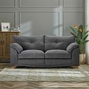 Ravello 3 Seater Sofa in Aero Charcoal Fabric