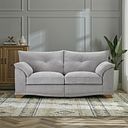 Ravello 3 Seater Sofa in Aero Silver Fabric